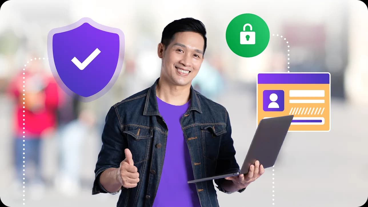 Ilustrasi keamanan data anggota di platform Anggo